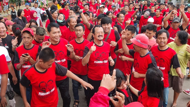 Achmad Purnomo diprotes pendukungnya karena mundur dai Pilwalkot Solo