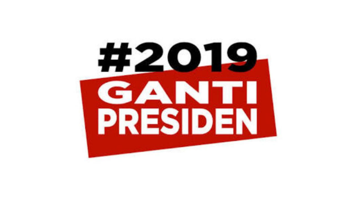 Logo #2019GantiPresiden