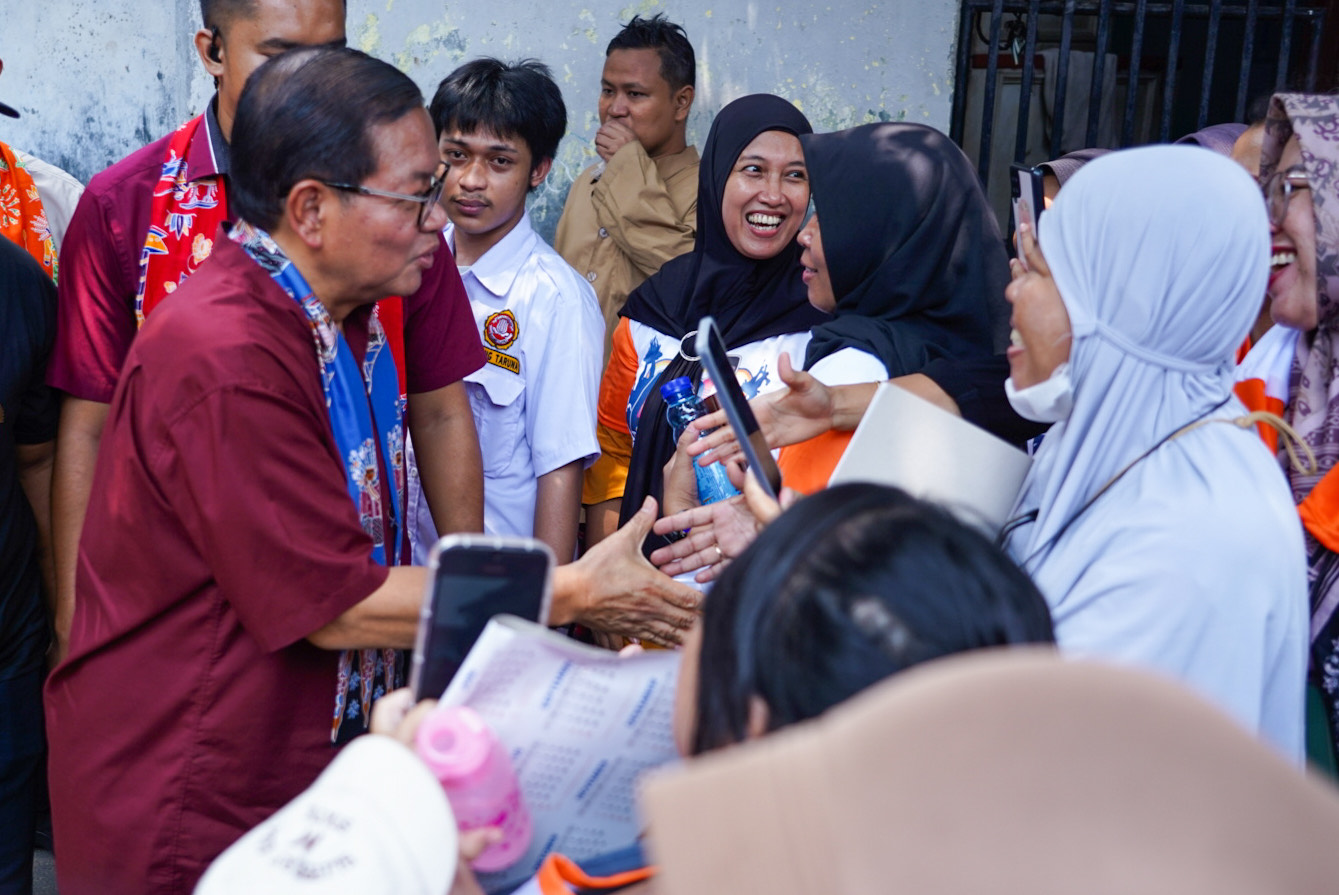Sapa Warga Cengkareng, Pramono untuk Pertama Kali Disebut Jantan