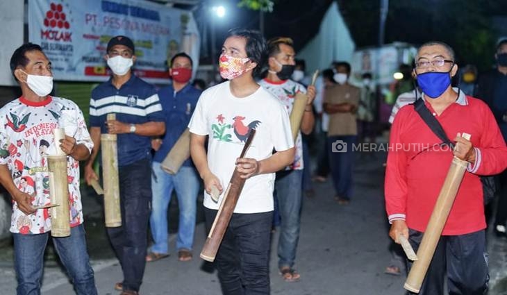 Rawan Pencurian, Gibran Ronda Malam Keliling Kampung Pukul Kentungan