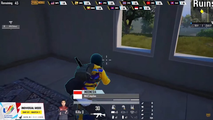 Tim Esports PUBG Mobile Indonesia Tampil Memukau di Mode Solo