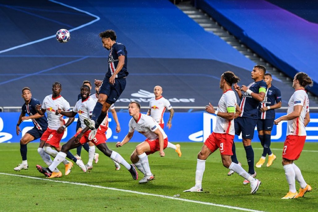 Marquinhos membuka keunggulan PSG