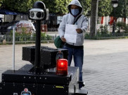 Amankan Lockdown di Tengah Pandemi Virus Corona, Tunisia Gunakan Robot Polisi