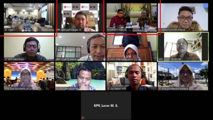 KPK Dorong Pemprov Papua Benahi DTKS untuk Penyaluran Bansos COVID-19