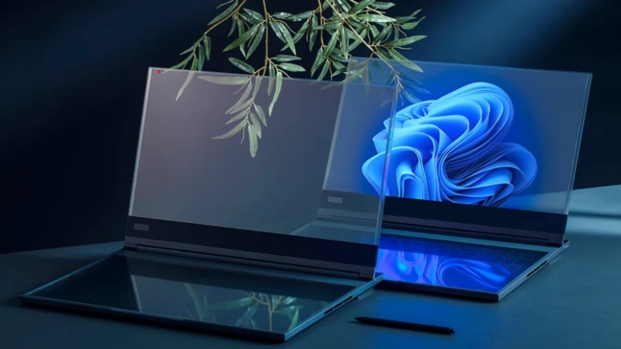 Lenovo Pamer Konsep Laptop dengan Layar Transparan