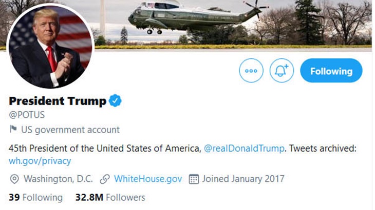 Facebook dan Twitter akan Serahkan Akun @POTUS ke Joe Biden