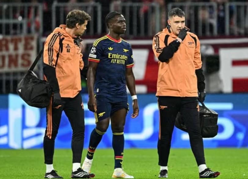 Kabar Buruk Arsenal! Cedera Bukayo Saka Bikin Cemas Arteta