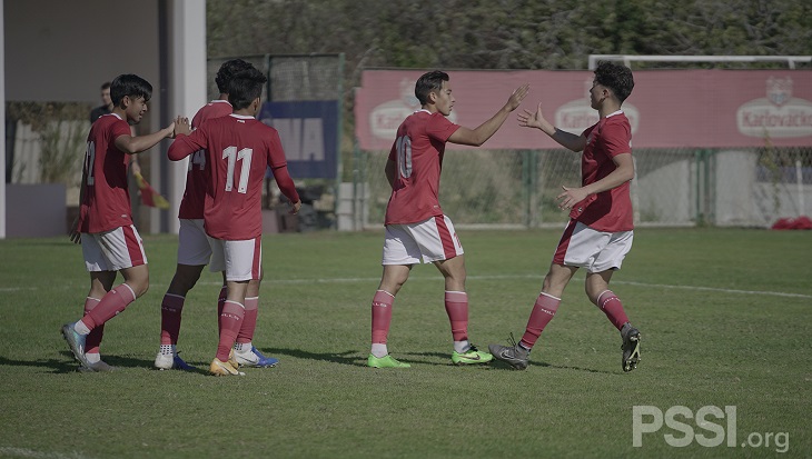 Garuda Muda Menang Telak