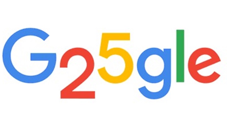 Google Doodle Rayakan Ulang Tahun ke-25