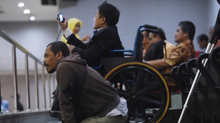 Penyandang disabilitas. (Foto: ANTARA FOTO)