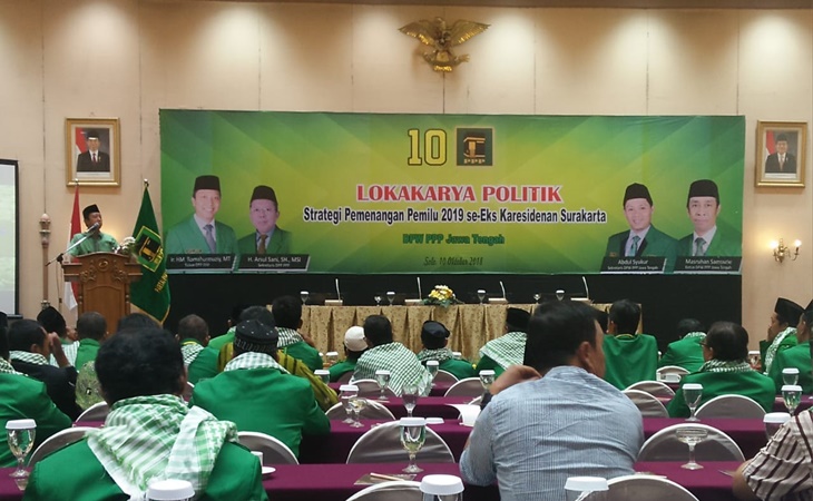 Pembekalan para caleg PPP di Solo