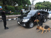 Pengamanan Jelang Puncak KTT IORA Petugas Libatkan Anjing Pelacak