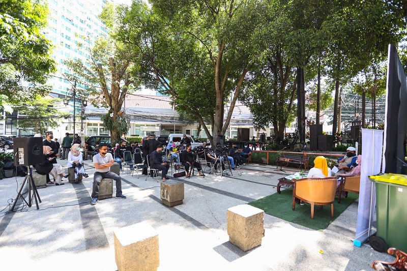 Taman di Kota Bandung. (Foto: Humas Kota Bandung)