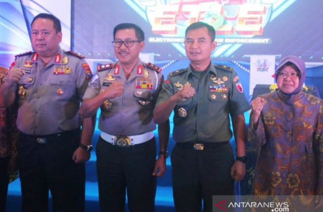 e-Tilang Resmi Diterapkan di Surabaya