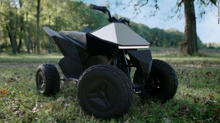 Tesla Recall Cyberquad, Kendaraan Listrik Kecil untuk Anak