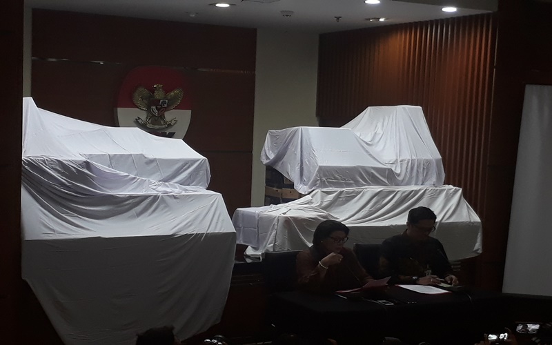 Barang bukti suap Bowo Sidik Pangarso