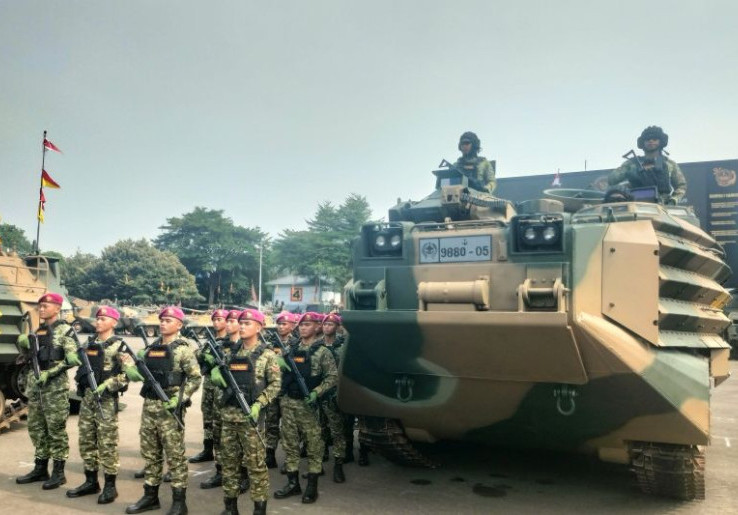 TNI AL Dapat 105 Kendaraan Tempur Amfibi AAV-M35 Dalam 3 Tahun