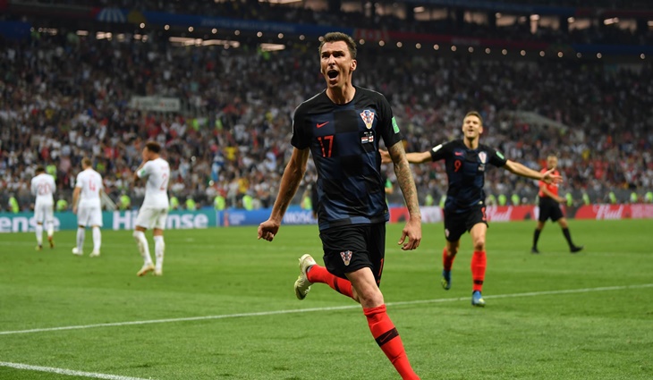 Pemain Kroasia Mario Mandzukic
