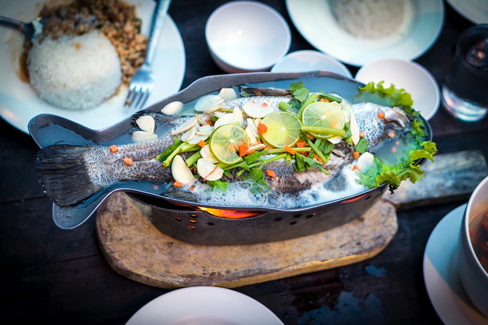 Ilustrasi makanan seafood (Sumber: Pixabay/qimono)