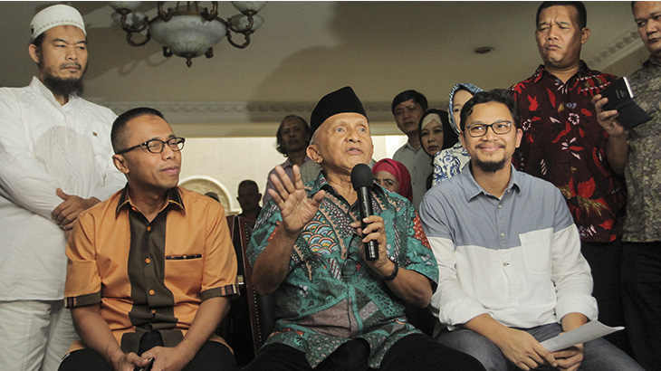 La Nyalla Temui Amien Rais Bahas Pilkada Jatim