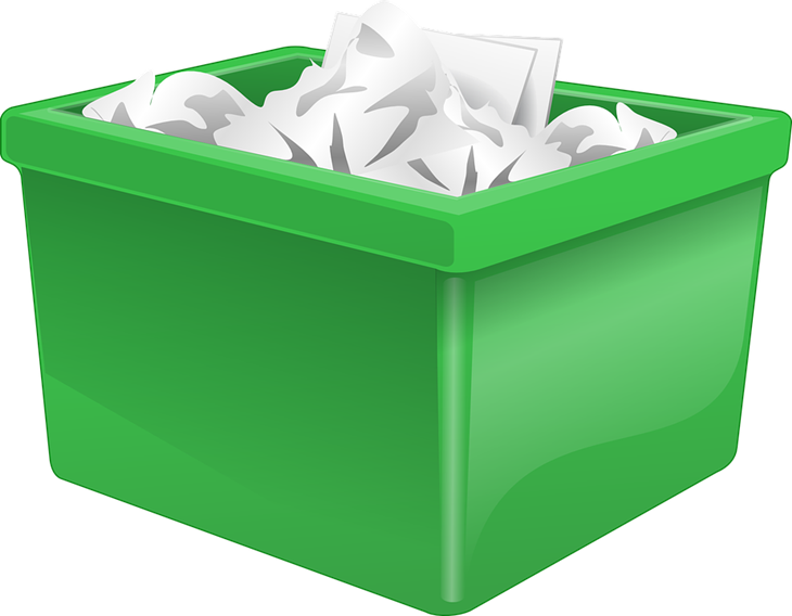 Buang sampah sebelum kamu pergi. (Foto: Pixabay/OpenClipart-Vectors)