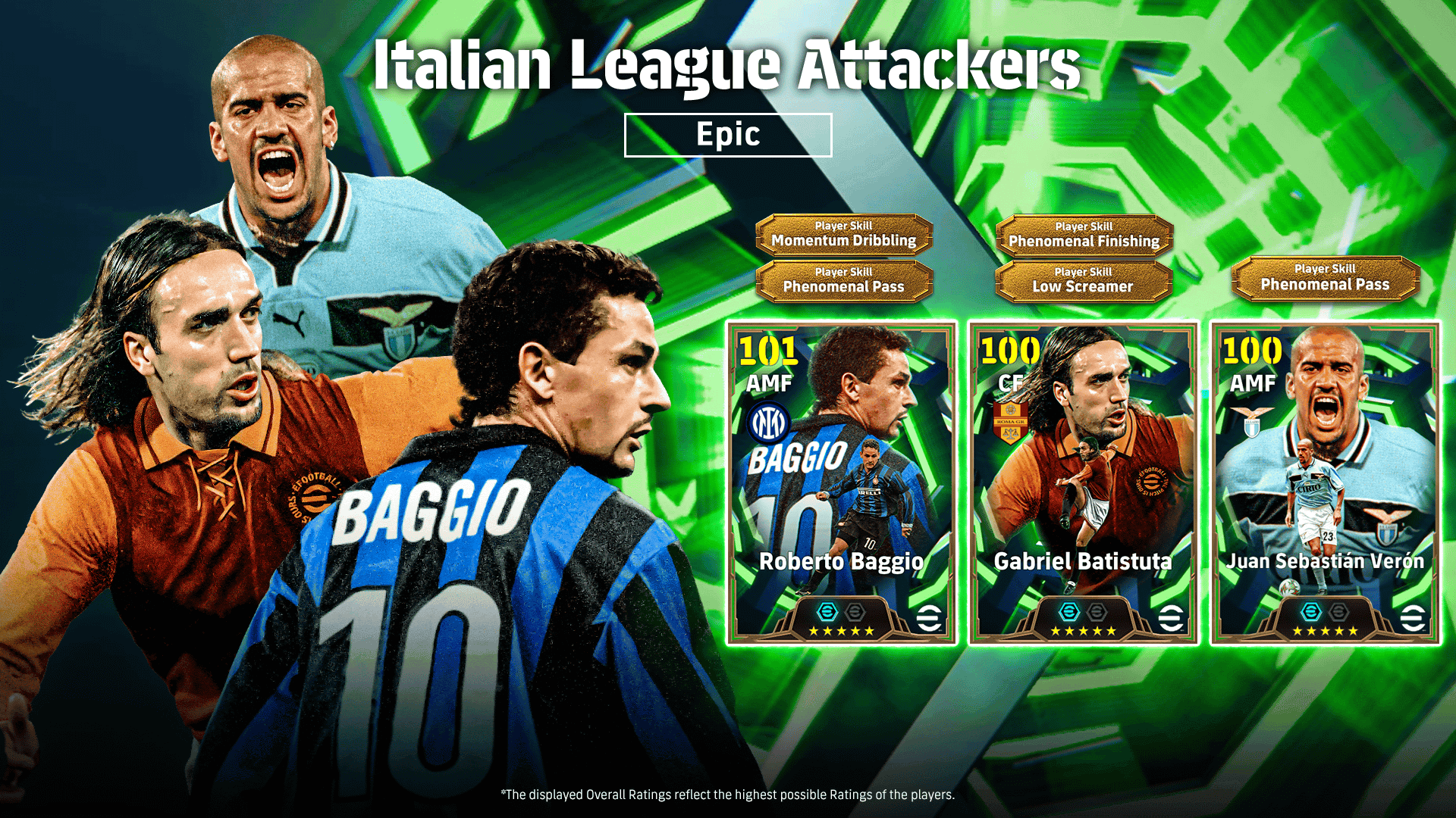 Konami Bawa Baggio dan Batistuta ke eFootball, Nostalgia Serie A!