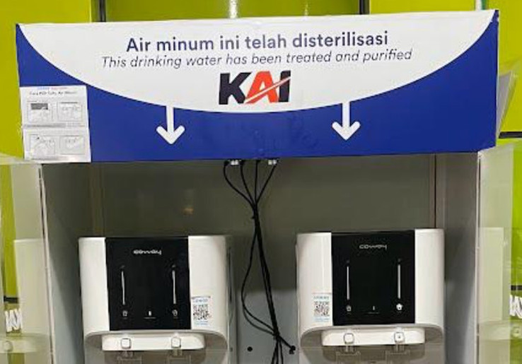 Ajak Penumpang Bawa Tumbler, PT KAI Sudah Sediakan 124 Unit Water Station