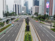 Kondisi Jalan di Jakarta Sepi, Corona Rumahkan Warga