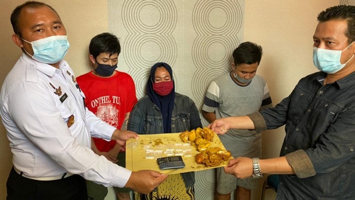 Pengunjung Lapas Mojokerto Ketahuan Bawa Tahu Goreng Isi Sabu-sabu