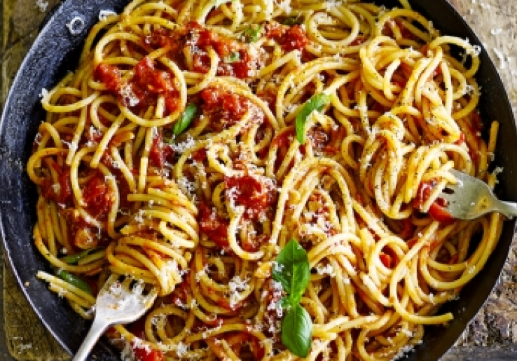 Resep Akhir Pekan: Chicken Milanese with Spaghetti