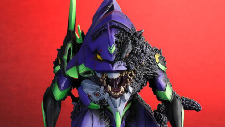  Plex Rilis Figurin Gabungan Neon Genesis Evangelion dan Godzilla