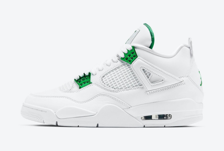 Air Jordan 4 “Green Metallic”. (Foto: Sneakerbardetroit)