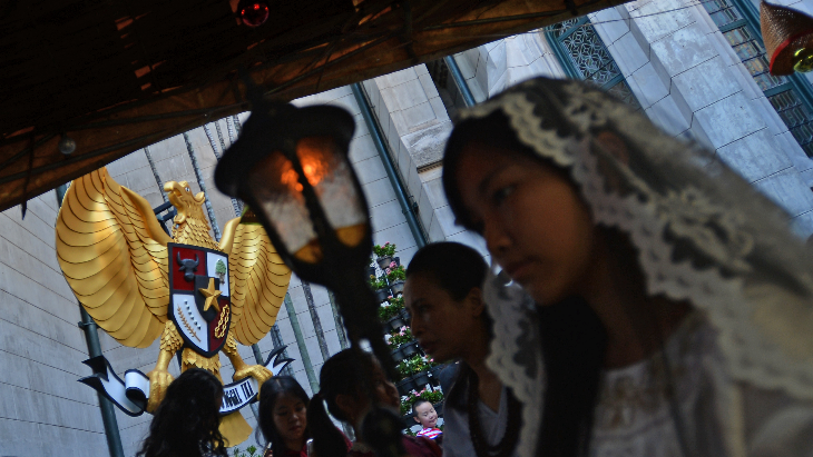 Gereja Katedral Jakarta Luncurkan Rosario dan Buku Doa Merah Putih