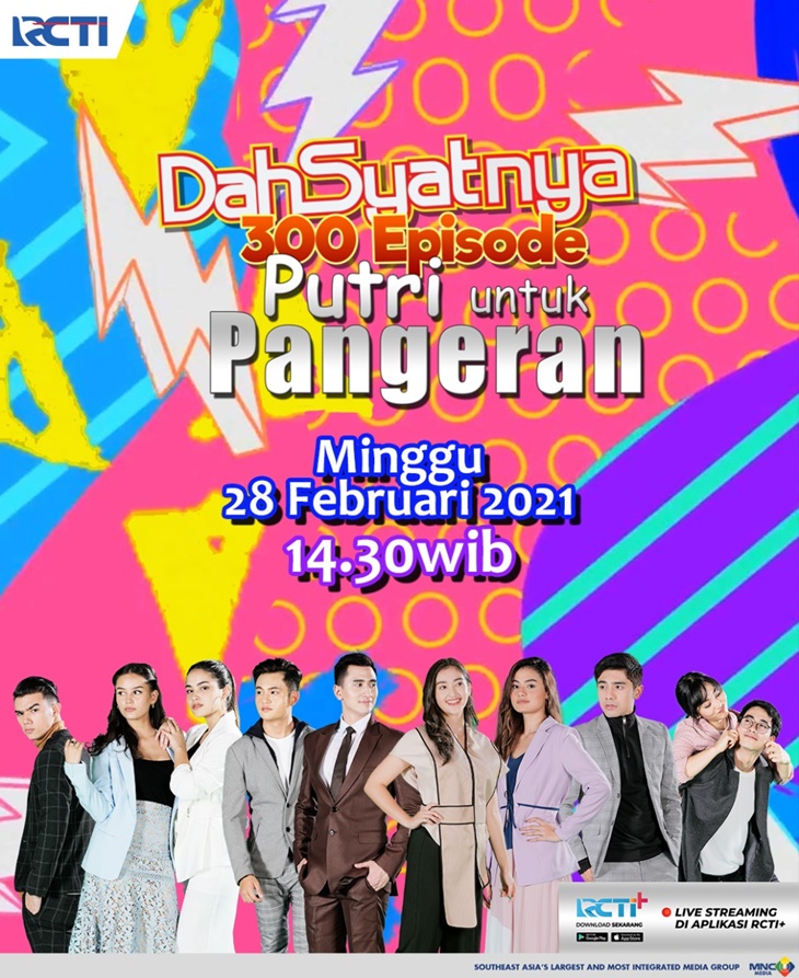 Sinetron 'Putri Untuk Pangeran' RCTI Tembus 300 Episode