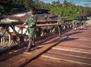 TNI Diperintahkan Percepat Pembangunan Jembatan Bailey Dalam Satu Pekan di Daerah Bencana 