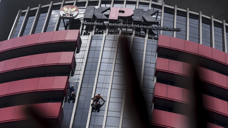 Gedung KPK. (Foto: ANTARA FOTO/Hafidz Mubarak A)