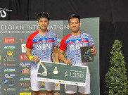 Ganda Putra Pram/Yeremia Juara Belgian International Challenge 2021