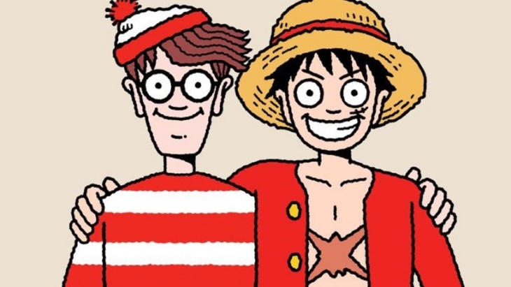 Kolaborasi Spesial One Piece x Where's Wally