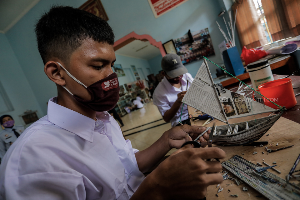 Antusiasme Anak Didik Lapas Ikuti Belajar Tatap Muka