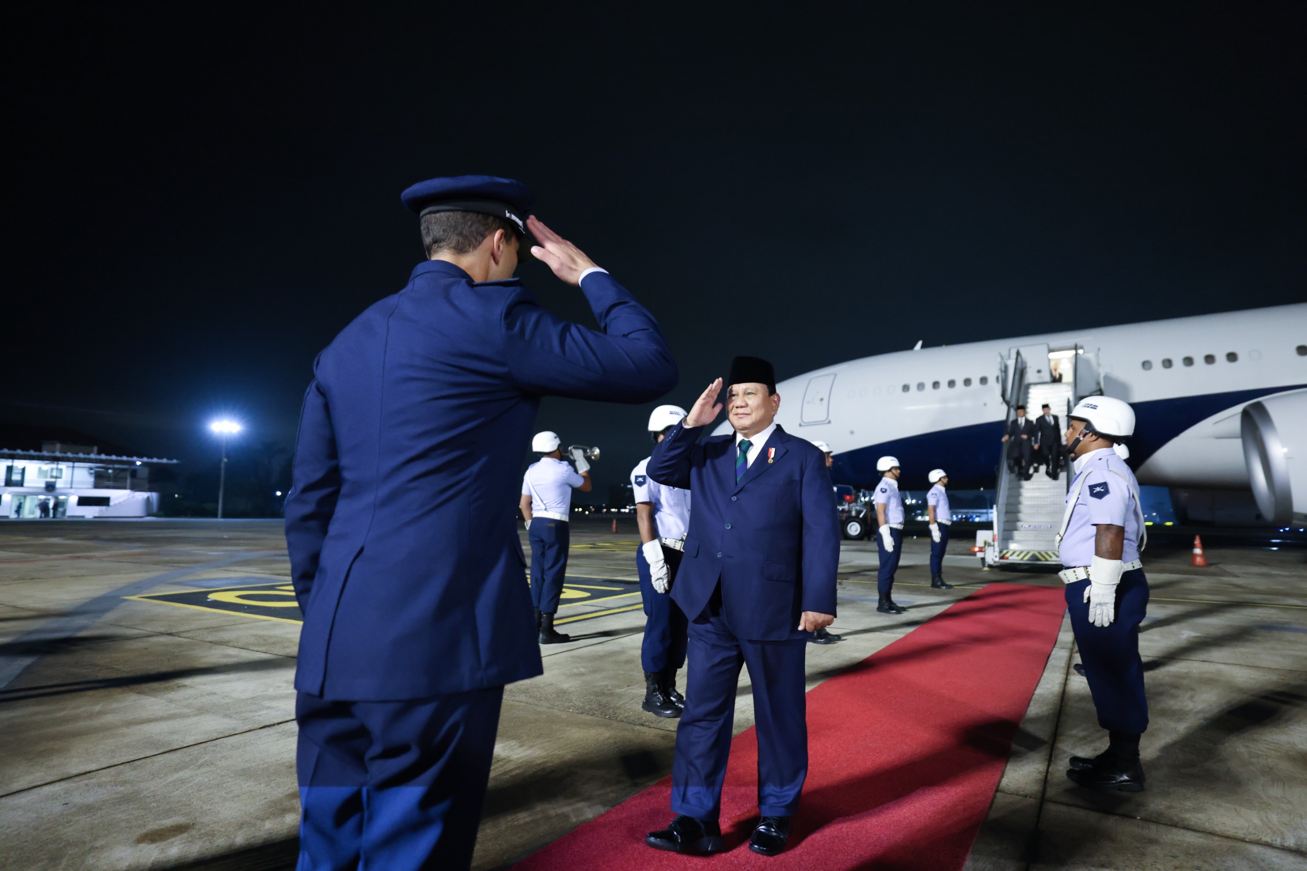 Tiba di Brasil, Prabowo Segera Hadiri KTT G20