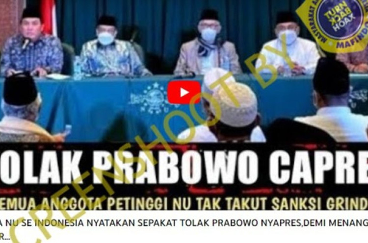 [HOAKS atau FAKTA]: Warga NU Se-Indonesia Tolak Prabowo Demi Menangkan Ganjar