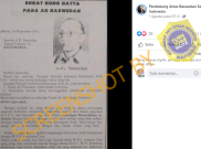 [HOAKS atau FAKTA]: Bung Hatta Pernah Surati Kakek Anies Baswedan