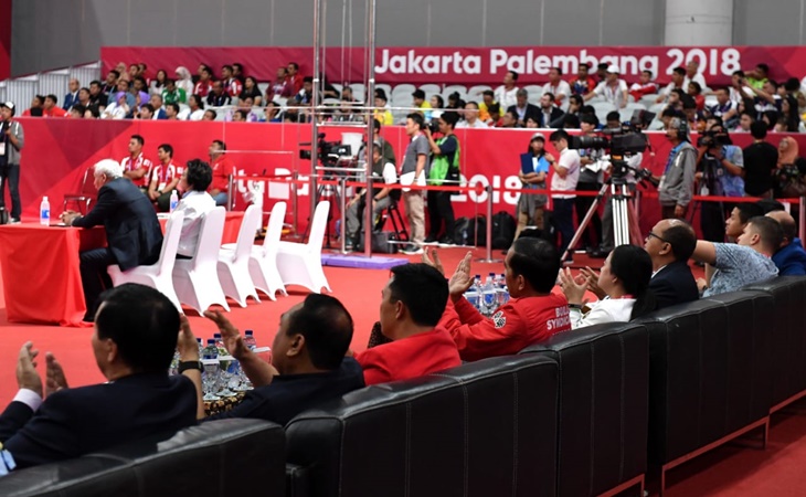 Suasana pertandingan Asian Games