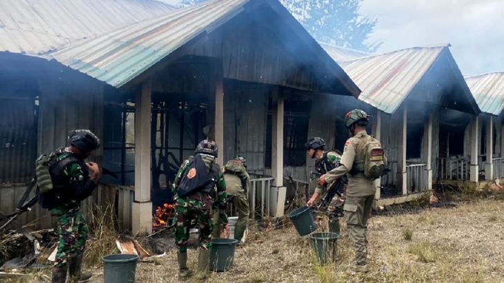 Anggota KKB Marko Murib Tewas Ditembak Prajurit Satgas Yonif 300/Bjw