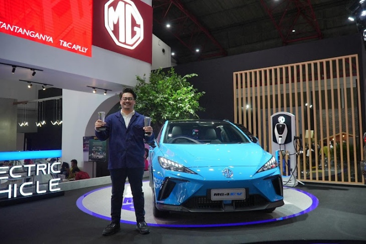 MG 4 EV Jadi Mobil Listrik Terfavorit di IIMS 2023