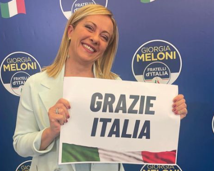 Giorgia Meloni Jadi Perdana Menteri Wanita Pertama di Italia