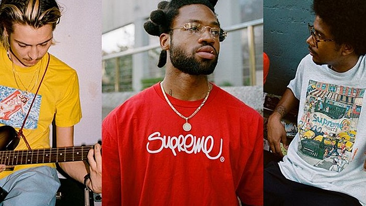 Supreme Rilis 8 T-shirt Musim Panas