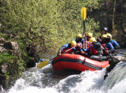 Kali Ciliwung Kini Bisa Dimanfaatkan untuk Arung Jeram