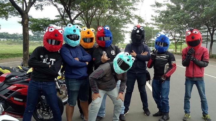 Antitilang, Helm Modifikasi Ala Negeri Aing 