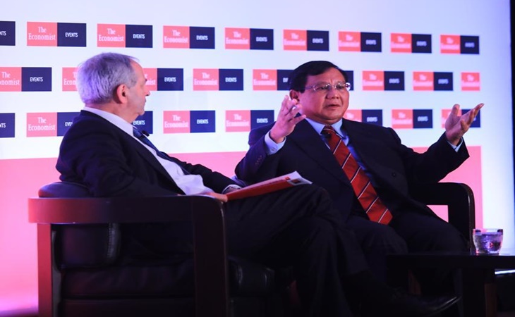 Prabowo Jadi Pembicara Utama Dalam Forum Ekonomi di Singapura